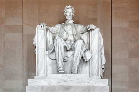 Estatua De Abraham Lincoln Lincoln Memorial Washington Dc Foto Premium