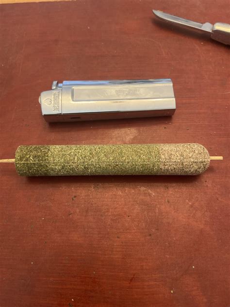 Left To Right Standard Doobie Hand Rolled Cuban Secco Wrapped Blunt 5