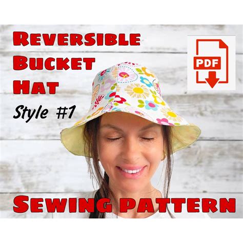 Reversible Bucket Hat Sewing Pattern And Instructions Super Inspire