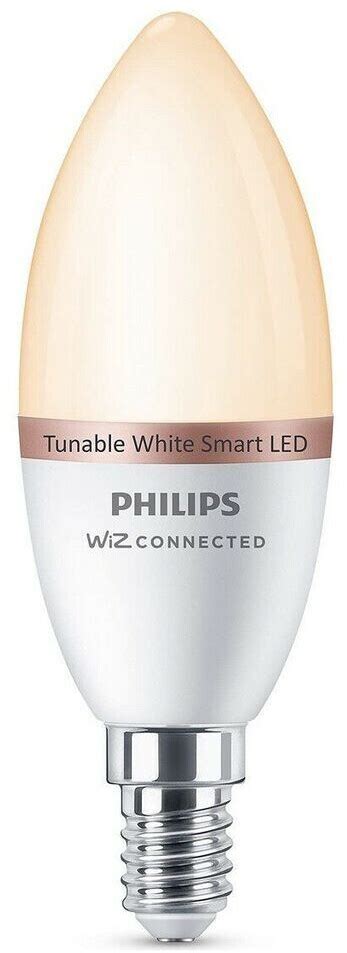 Philips Smart LED Leuchtmittel Tunable White C37 E14 Kerzenform 4 9 W