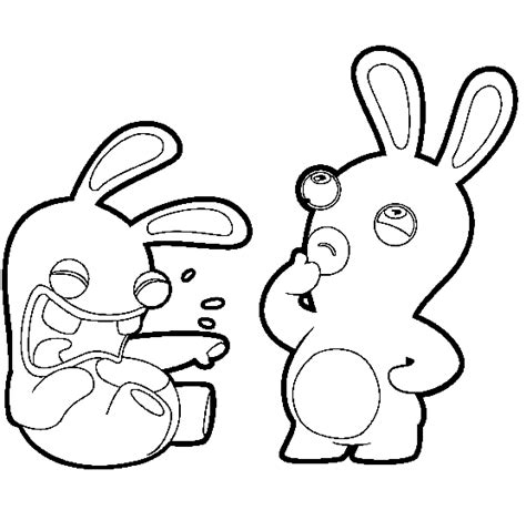 50 coloriages des Lapins Crétins ColoringPagesOnly