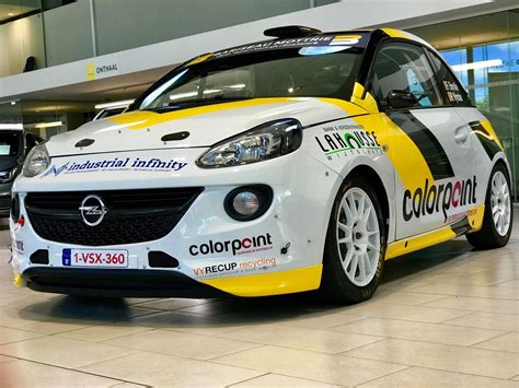 De nieuwe livery voor de Opel Adam R2 van Frédèric Berville RALLYLOVERS