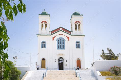 Eglise de la Dormition de la Vierge Grèce Stock Photo Adobe Stock