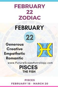 February 22 Zodiac Sign - Birthday Horoscope & Personality Traits