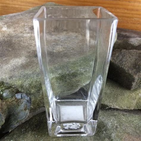 Small Square Taper Glass Vase Season Zen Traditions