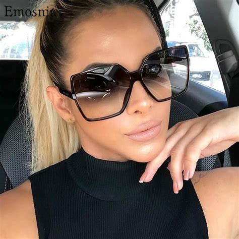 Big Square Travel Trendy Style Sunglasses Sunglasses Women Oversized Sunglasses Women Fashion