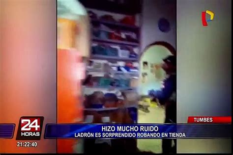 Tumbes detienen a ladrón cuando pretendía robar en tienda de motos