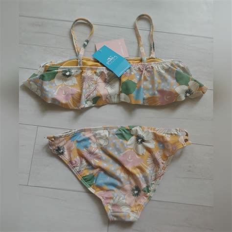 O Neill Swim Oneill New Twiggy Ruffle Bikini Swimsuit Set Poshmark