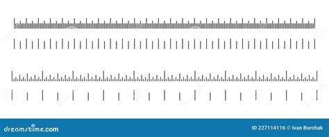 Escamas De Medida Polegadas E Métricas Réguas De Centímetros E