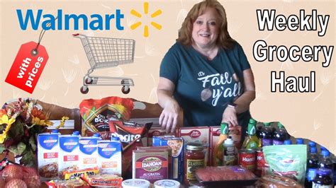 Walmart Grocery Haul With Prices Weekly Grocery Haul Youtube