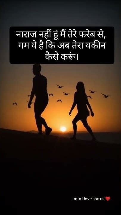 नाराज नहीं हूं मैं True Lines Status Broken Heart Touching Status