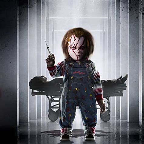 M Scara De Mu Eco Fantasma Chucky M Scara De Vinilo Aterrador