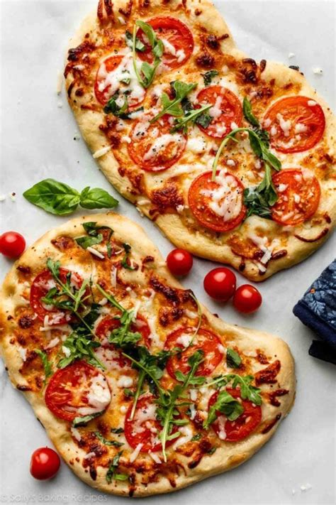 Homemade Flatbread Pizza Recipe Sallys Baking Addiction