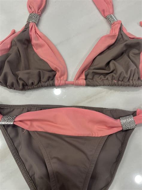 Venus Goddess Silver Metal Buckle Triangel Top D Bottom Bikini Set Rare Ebay De