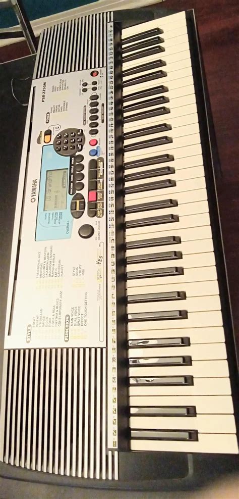 Yamaha Psr 225gm Workstation Keyboard Piano Synth Midi With Power Supply And Ped For Sale In