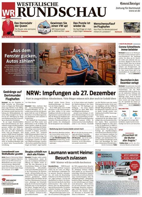 Westf Lische Rundschau Vom Als Epaper Im Ikiosk Lesen