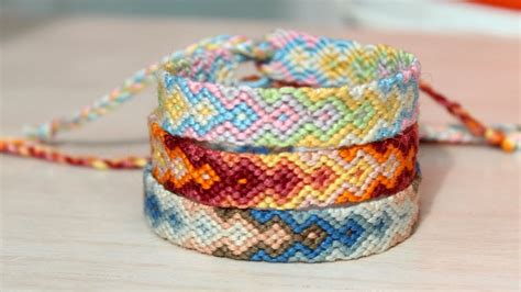 Tutorial PULSERA DE HILO Flechas Macrame Friendship Bracelet YouTube