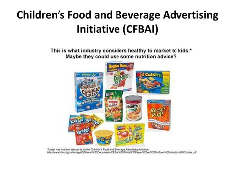 Ppt Unhealthy And Unregulated Food Advertising And Marketing To