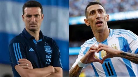 Lionel Scaloni Contó Qué Hará Con Ángel Di María En El Partido Contra Chile