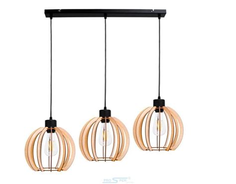 Lampa wisząca ORNO ADVITI Juala 3P AD LD 6378BE27D E27 3x60W czarna