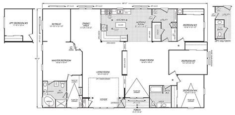 4 Bedroom Triple Wide Mobile Home Floor Plans Taoyuan City