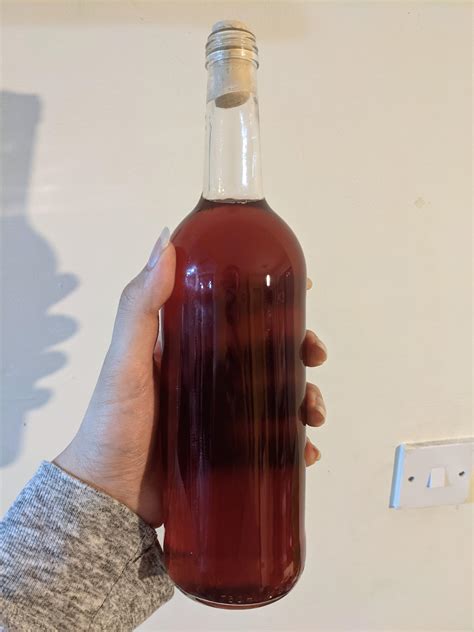 Just Finished Bottling My Blueberry Melomel Amazed How Clear It Turned