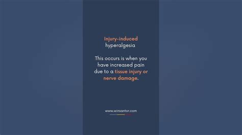 What is Hyperalgesia? Part 1 - YouTube