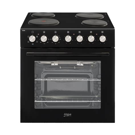 Univa Oven And Solid Hob Box Set Black U336b 1 Hifi Corporation