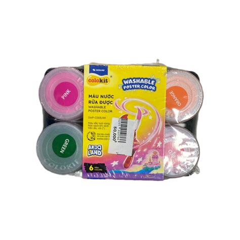 Màu Nước 6 Màu C003/AK – Nhà Sách Thiết Bị Giáo Dục Cần Thơ