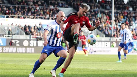 Bundesliga Hertha Bsc Verliert Gegen Sv Wehen Wiesbaden Hansa