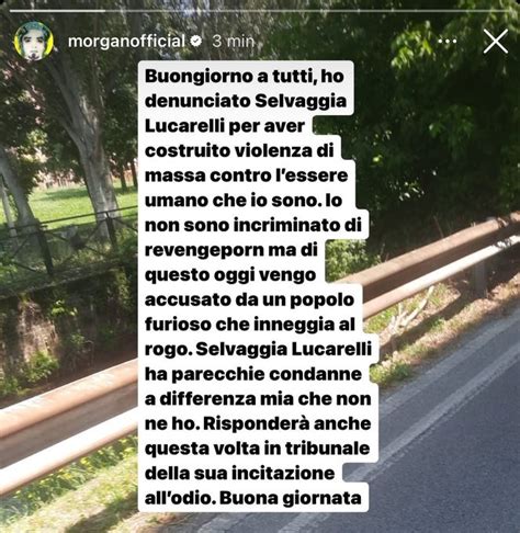 Morgan Denuncia Selvaggia Lucarelli