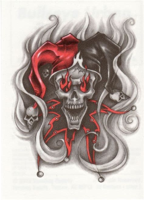 Evil clown tattoos, Clown tattoo, Jester tattoo