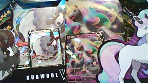 Opening Dubwool V Galarian Rapidash V Boxes YouTube