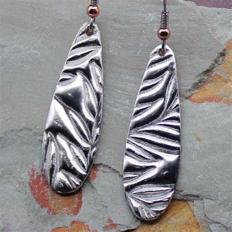 Swirl, Handmade Silver Earrings - GaleForce Design Jewelry