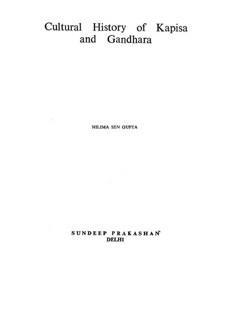 Cultural History of Kapisa and Gandhara | PDF