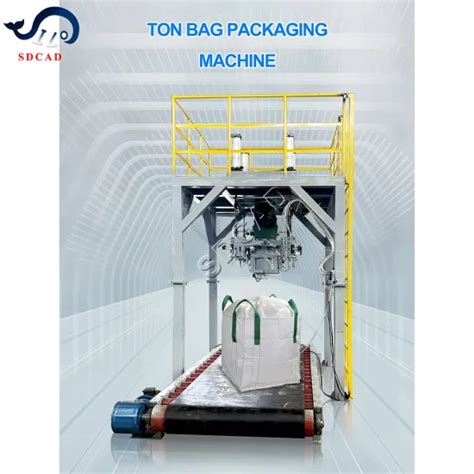 Sdcad Cement Bulk Bag Packing Machine Jumbo Bag Unloading System Bulk