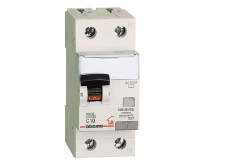 Bticino Btdin Rs Ac Differential Circuit Breaker P N Ma A