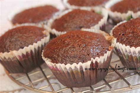 Apy Cooking Eggless Chocolate Coffee Cupcakes Mini Cupcakes Muffins