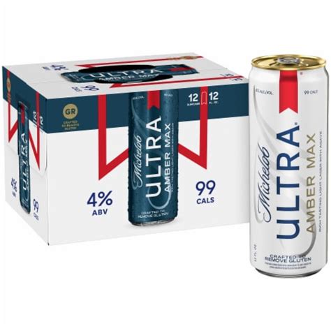 Michelob Ultra Amber Max Light Beer 12 Pk 12 Fl Oz Kroger