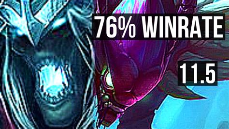 KARTHUS Vs KHA ZIX JUNGLE 76 Winrate 12 2 9 Legendary NA