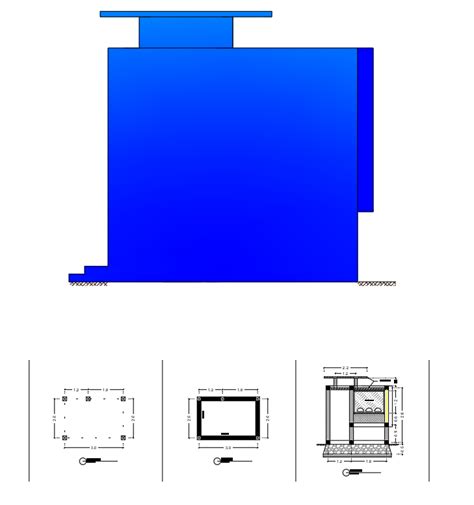 SMALL POLICE POST - POLICE STATION • Designs CAD