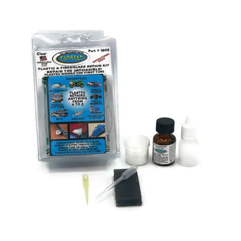 Plastex Plastic Repair Kits Plastic Adhesive Easily Glue Repair Or