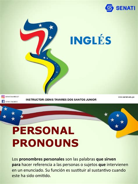 02 Personal Pronouns | PDF | Verbo | Sintaxis