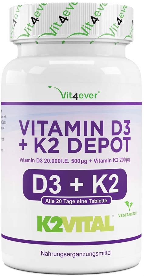 Witamina D3 20000iu K2 Mk7 200mcg Naturalna 180t 11487790244 Allegro Pl