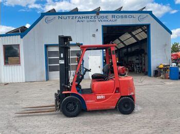 Mitsubishi FG 25 Stapler 1100 Kg Waage Forklift From Germany For Sale