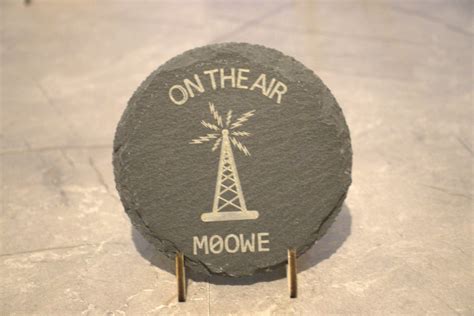 Amateur Radio Call Sign Laser Engraved Slate Co Folksy
