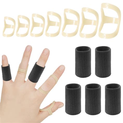 Pcs Oval Finger Splint And Pcs Finger Sleeve Thumb Splint Thumb