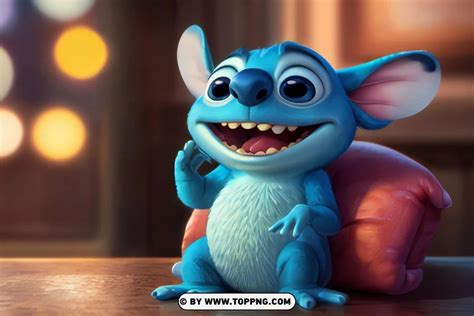 Free download | HD PNG pointing stitch hd wallpaper curious blue ...