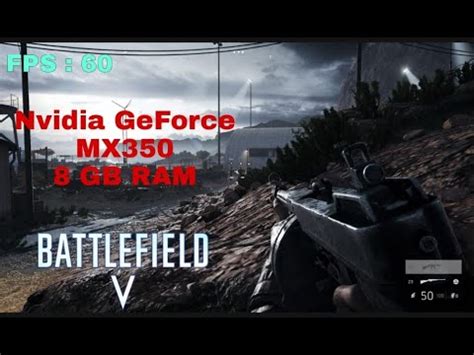 Nvidia Geforce Mx Laptop Battlefield V Benchmark Test Fps Test