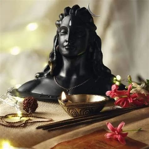 Polyresin Adiyogi Shiva Statue For Car Dashboard At Rs 60 Piece Car